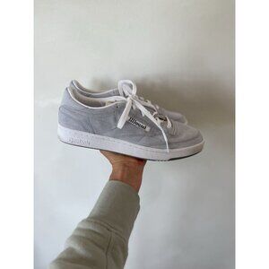 Reebok Men's JJJJound x Club C 85 Sneakers 9 42 Light Gray Lace Up Shoes Casual